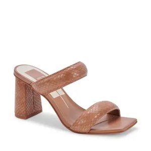 Dolce Vita Pascoe Sandal, 7.5 Luggage Embossed Stella